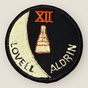 Gemini XII Lovell Aldrin Mission Embroidered Patch Space Collectible